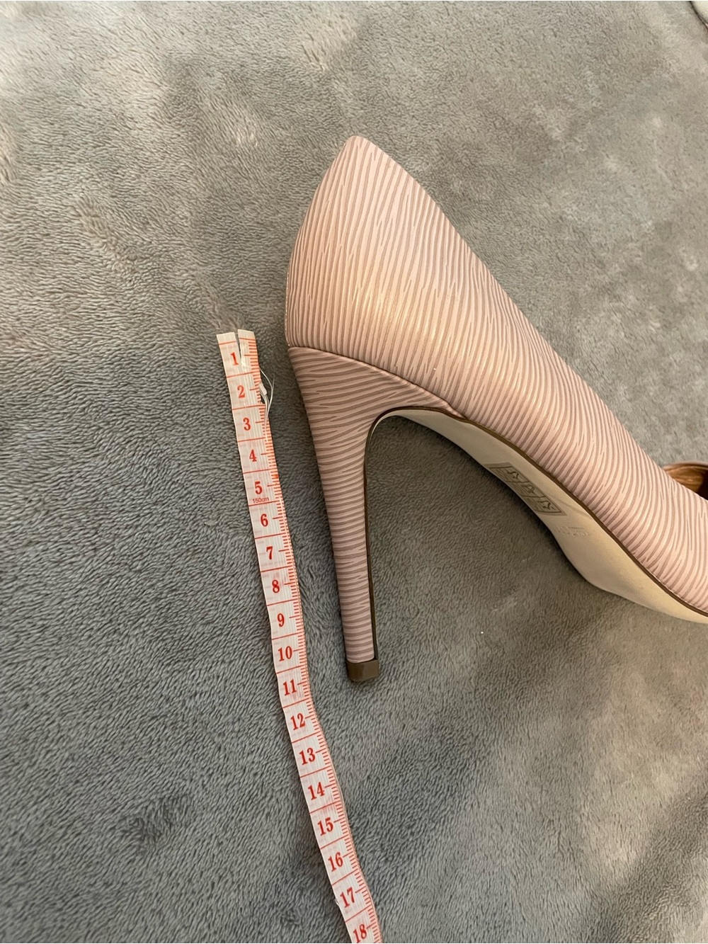 Call It Spring Ribbed Pointed-Toe Pumps in Taupe - Picture 9 of 9